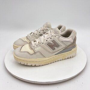New Balance 550 Aime Leon Dore Kids Size 4 Women 5.5D BB550AM1 White Grey Shoes